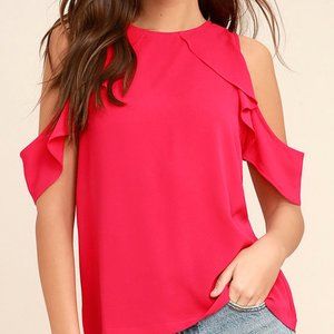 Lulus Fun Times Fuchsia Top